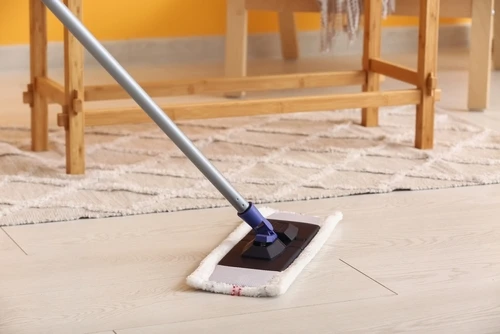 Vinyl Floor Cleaning